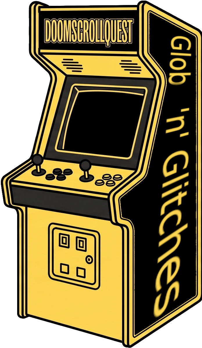 Glob 'n' Glitches Arcade Cabinet